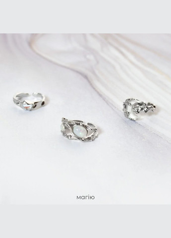 Кольцо серебристое Эльфийская Призма безразмерное fairycore стиль с радужным кристалликом кпоп аниме стиль нестандартное изящное No Brand (321970928)