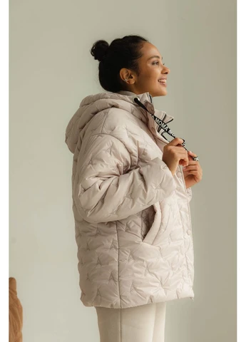 Комбинированная зимняя куртка 2102,5487 разноцветный s/m (2102.5487) Seventeen