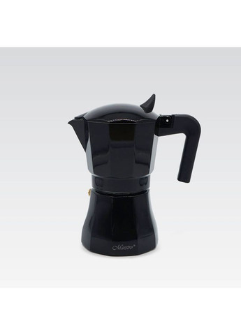 Кавоварка гейзерна MR-1658-6 300 мл 6 чашок чорна Maestro (361398519)