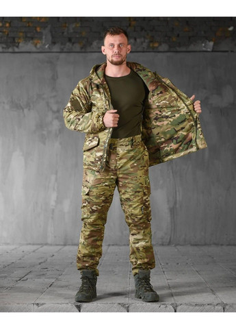 Зимний мужской костюм Горка (куртка и штаны) ВТ0542 (K7-00) Мультикам S No Brand