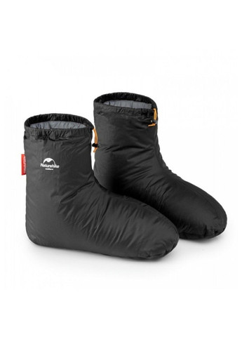 Пухові шкарпетки-чуні S NH18S023-T black Naturehike (285767636)