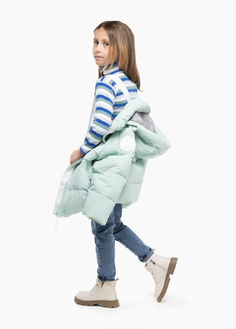 М'ятна зимня куртка для дівчинки 2205 116 см (2000989664475w) shop (2000989664475) XZKAMI
