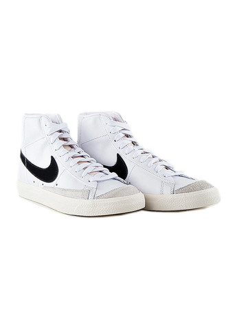 Білі Осінні кросівки blazer mid '77 vintage Nike