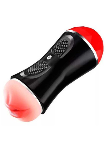 Двосторонній мастурбатор ротик-вагіна "Megumi Orion" розмір 20*7,5 см чорного кольору. Двосторонній мастурбатор China (360613533)