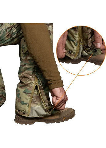 Комбинированные демисезонные брюки Camotec