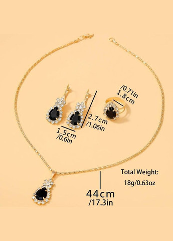 Комплект біжутерії жіночих прикрас ланцюжок з кулоном сережки та браслет у формі блакитного метелика Fashion Jewelry (289717588)