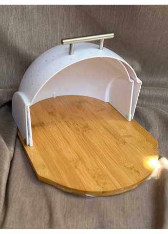 Хлібниця MR-1678G-White 37,5x27,5x21 см Білий Maestro (364274485)