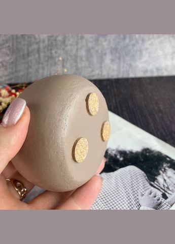 Кашпо из гипса - Шар Бежевый No Brand (328294776)