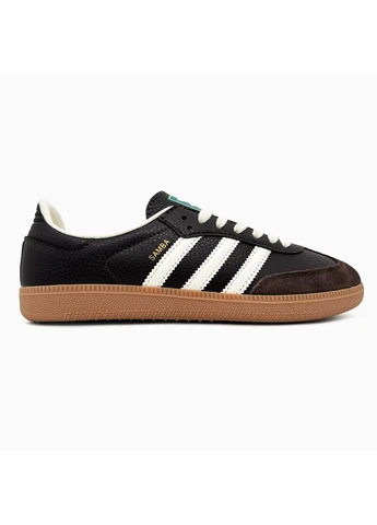 Чорні літні кросівки adidas samba og dark brown адідас самба No Brand