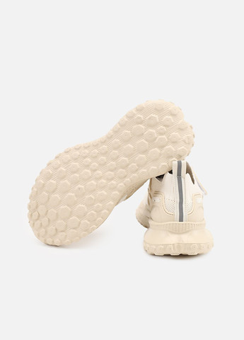 Бежевые демисезонные кроссовки на платформе для девочки цвет бежевый цб-00268887 Yuki