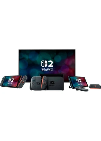 Портативна ігрова консоль Switch 2 Black Mario Kart World Bundle (0045496321529) [136133] Nintendo (399257168)