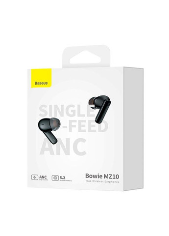 Наушники Bowie MZ10 True Wireless Earphones беспроводные черные Baseus (280928772)