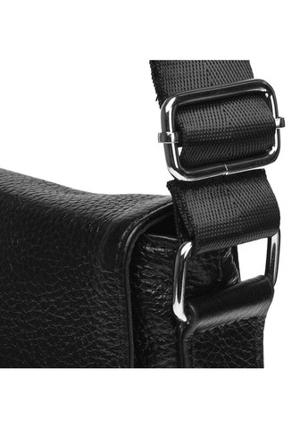 Мужская кожаная сумка K15103-black Borsa Leather (322190037)