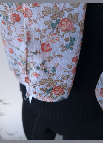 Шарф-палантин женский весна-осень в цветочный принт 180х45 см Bijou Brigitte (316606212)