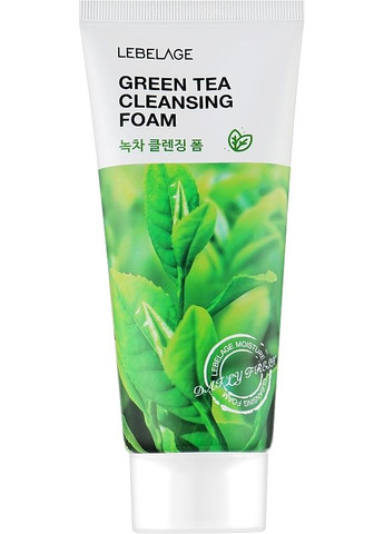 Очищувальна пінка для обличчя із зеленим чаєм Green Tea Cleansing Foam 100ml (2-1017435) Lebelage (369788799)