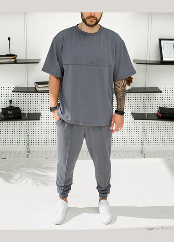 Комплект чоловічий оверсайз (штани+футболка) No Brand (290012157)