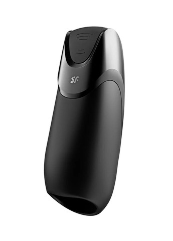 Смарт-Мастурбатор із вібрацією Men Vibration+ чорний Satisfyer (347312895)