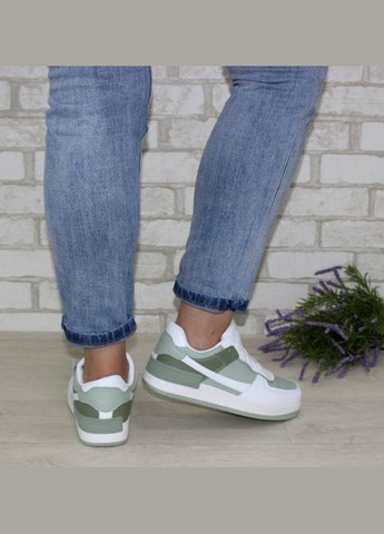 Зеленые демисезонные женские кроссовки Fashion