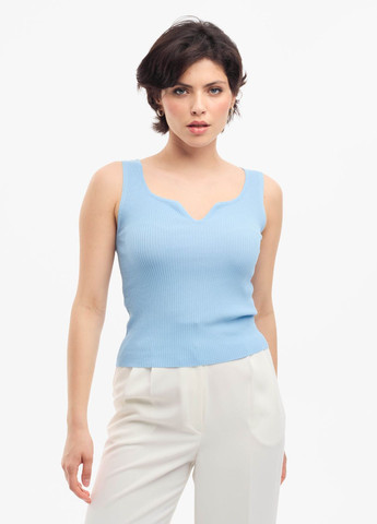 Майка в рубчик, V-вырез Success — 294091886