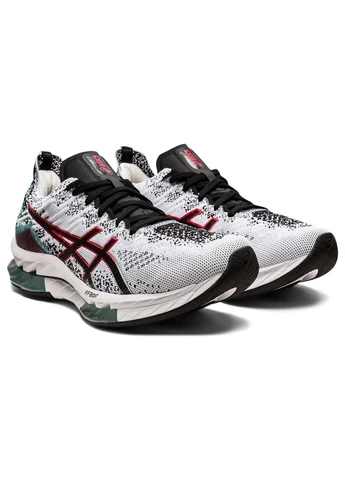 Белые демисезонные кроссовки gel-kinsei blast white 1011b203-109 Asics