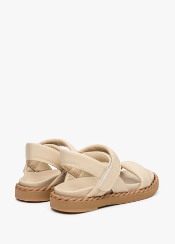 Сандалі, колір молочний Estro (283249544)