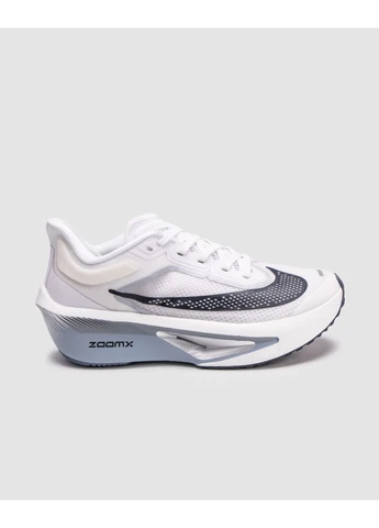КРОССОВКИ ЖЕНСКИЕ NIKE ZOOM FLY 6 WHITE PURE PLATINUM OBSIDIAN НАЙК АИР ЗУМ ИКС ФЛАЙ No Brand белые демисезоны (369387288)