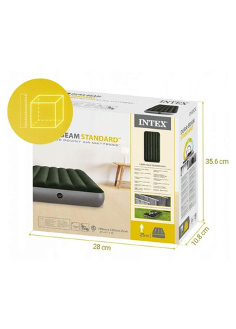 Надувний матрац 191 x 137 x 25 см 64108 PRESTIGE DOWNY Intex (346490512)