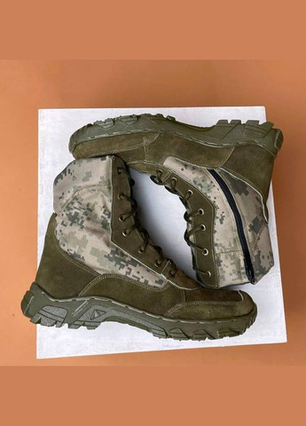 Зимние Мужские Тактические Берцы. 36-50р Олива. Специальная трекинговая подошва! MBZM-1004 No Brand (301148076)
