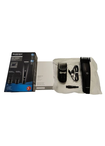 Акумуляторна машинка для стриження SilverCrest SHCA 3.7 A1 (Li-Ion 60 хв, 2 насадки 1-33 мм, USB-C, Німеччина) Silver Crest (379464720)
