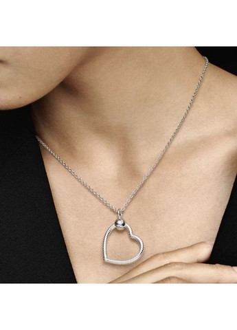 Серебряный кулон Пандора "O" сердце 399384C00 Kabluchka (355462772)