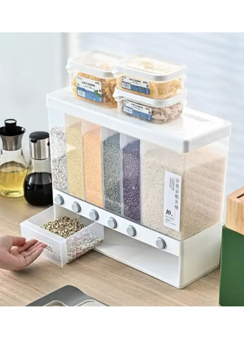 Органайзер на 6 секцій для сипучих продуктів No Brand (362445867)