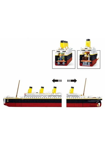 Великий круїзний лайнер 9090 деталей 10294 Titanic конструктор колекційний набір (2104618884) Lego (370984716)