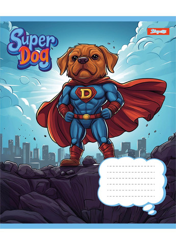 Набор тетрадей школьных 1Bересня А5/12 клетка Super Dog 25 шт (768252) 1 Вересня (352167324)