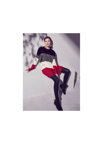 Комбинированное повседневный платье свободного кроя для женщины lycra® 362843 Esmara с рисунком