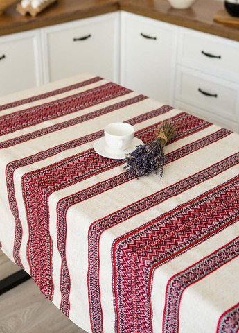 Скатертина вишита з українським орнаментом 3.0м х 1.5м (рнд1130) Homedec - (316472141)