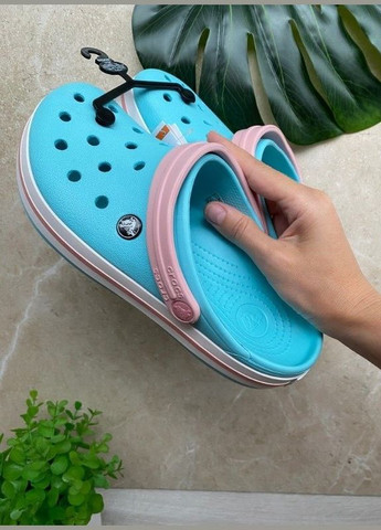Голубые крокс крокбенд клог clog Crocs