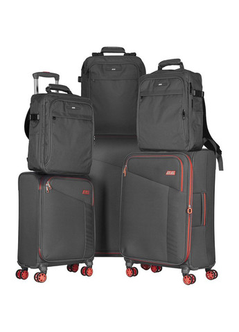 Набір валіз Trek L+M+S + 3 рюкзаки Cabin -BPET-CABIN-GR Grey (-SPE-TREK-SET6-GR) 2E (372126462)