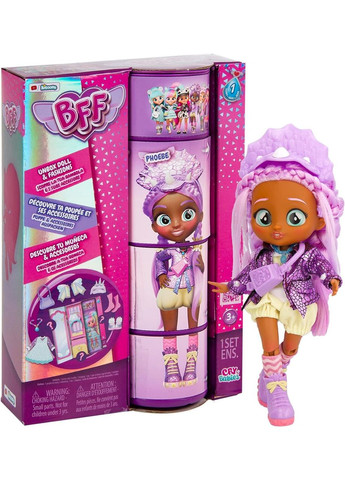 Кукла Cry Babies BFF Phoebe Fashion Dol Фиби фиолетовые волосы IMC Toys (282964538)