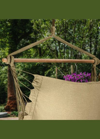 Бразильское кресло - гамак Boho Sois XXL бежевый Outtec (328446196)