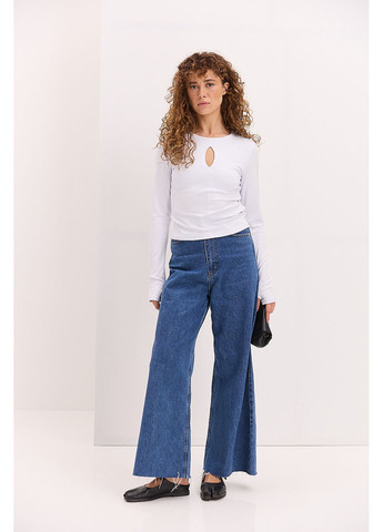 Лонгслив с вырезом над грудью и вырезом для большого пальца Arjen (358908341)