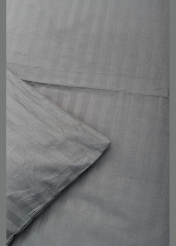 Комплект постельного белья Satin Stripe двуспальный 175х210 наволочки 2х40х60 (MS-820003645) Moon&Star stripe gray (288043589)