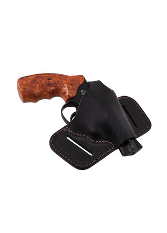 Кобура Револьвера 2,5 поясная не формованная "бабочка" (кожа, черная) Сварог (342375343)