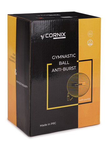 М'яч для фітнесу (фітбол) 75 см Anti-Burst XR-0366 Mint Cornix (318867575)