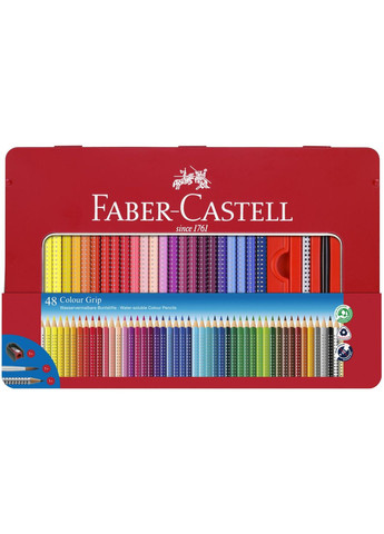 Набір олівців 36 кол. FABER CASTELL Grip 2001 акварельні тригранні Faber-Castell (284723099)