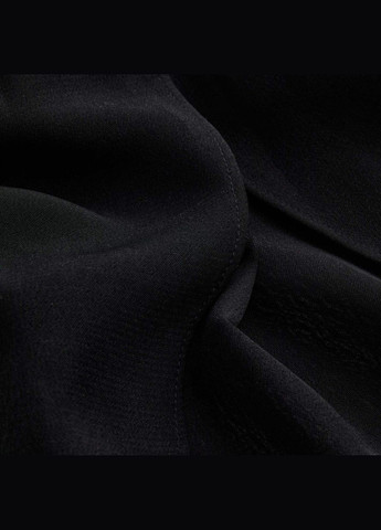 Черное платье H&M однотонное