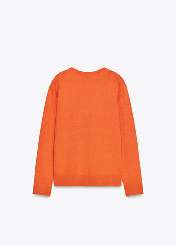 Оранжевый демисезонный джемпер Zara