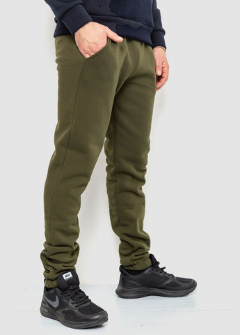 Спорт чоловічі штани на флісі однотонні, колір світло-сірий, Ager (272610058)