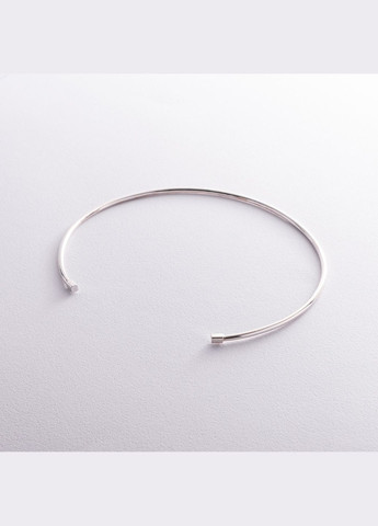 Срібне кольє чокер (траснформер) 1100N Oniks (306424334)