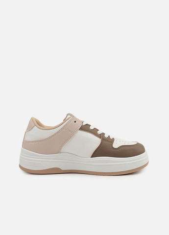 Бежеві кеди на платформі жіночі колір бежевий cb-00264102 Yuki