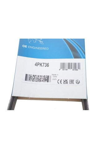 Ремінь генератора Ford Transit 2.0 TDCI 00-06 4PK736 UA63 Dayco (366180193)